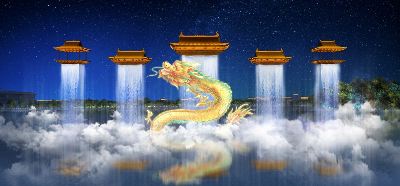河南開(kāi)封龍亭公園《夢(mèng)歸汴梁》夜游項(xiàng)目(圖9)