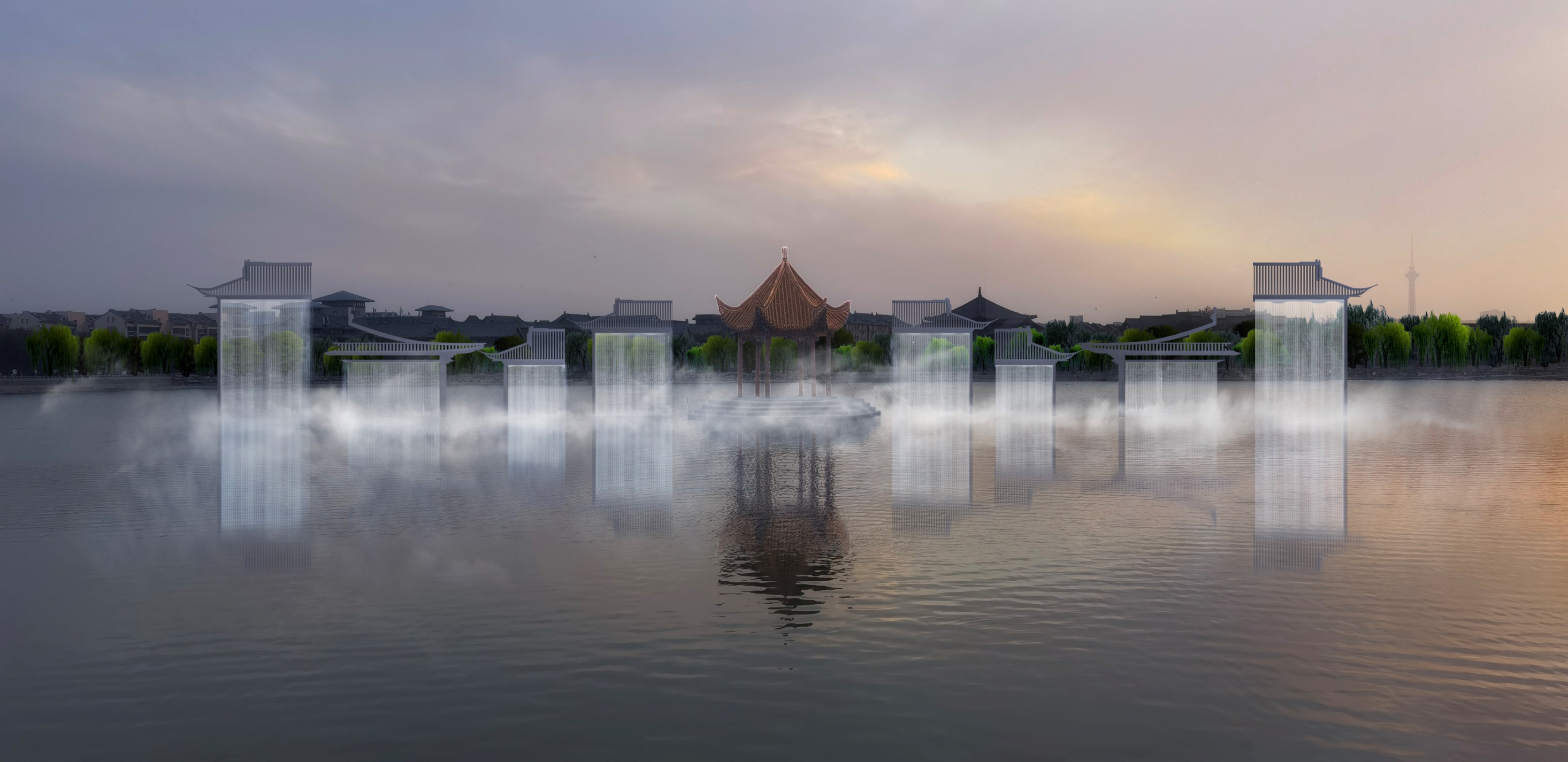 河南開(kāi)封龍亭公園《夢(mèng)歸汴梁》夜游項(xiàng)目(圖10)
