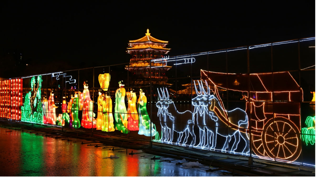 河南開(kāi)封龍亭公園《夢(mèng)歸汴梁》夜游項(xiàng)目(圖4)